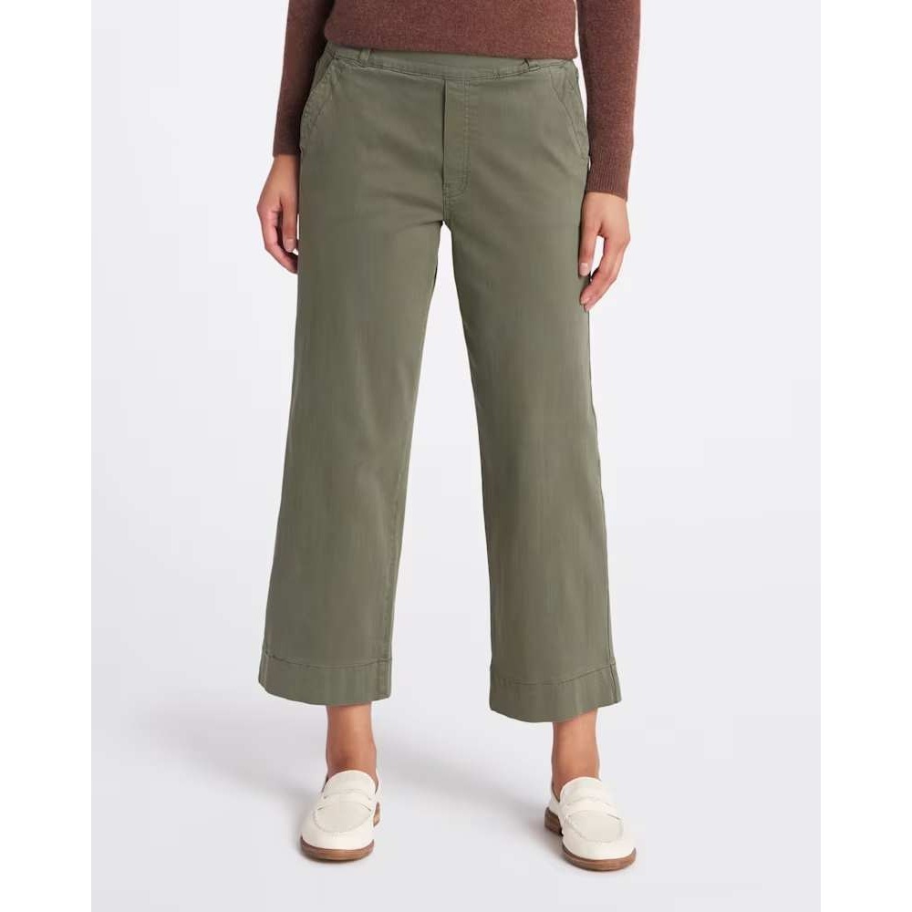 Cosmic Blue Love Emilia Eco Pull On Wide Pant Olive Green XL STITCH FIX